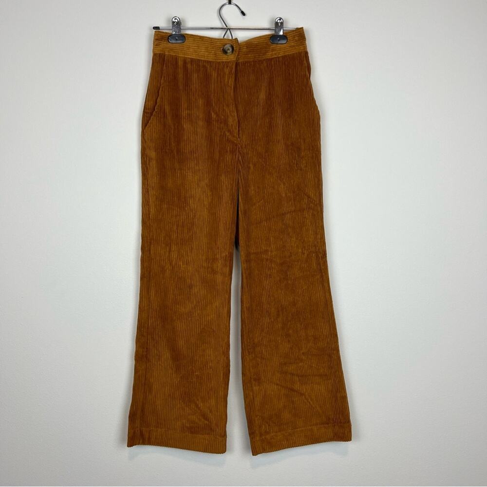 Ciao Lucia Orange Corduroy Pants - Picture 5 of 15